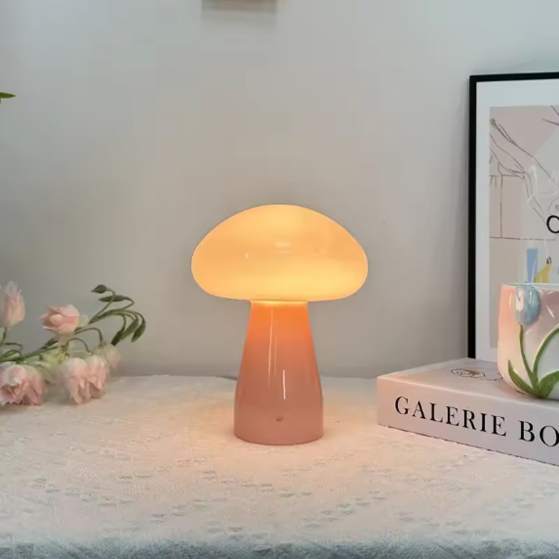 Eye-Caring Flicker-Free Soft Warm Glow Dimmable Retro Mushroom Bedside Lamp, Hand Blown Glass No Glare Low Blue Light Quiet Operation, for Bedroom Nightstand Nursery Reading Nook Kids Room, Plug-in Dimmable Lamp Vintage Mid-Century Hand Blown Glass Orange Mushroom Lamp | Dimmable Soft Ambient Glow Bedside Decor Lamp Cordless lamp, Rechargeable LED, Touch control, Dimmable light, Eye-caring,Mushroom Table Lamp,Macaron Desk Lamp,Mushroom Lamp,Glass Mushroom Lamp,Vintage Mushroom Lamp,Mid-Century Mushroom Lamp,Orange Mushroom Lamp,Hand Blown Glass Lamp,Retro Mushroom Table Lamp,Decorative Mushroom Lamp,Bedside Mushroom Lamp,Ambient Mushroom Lamp