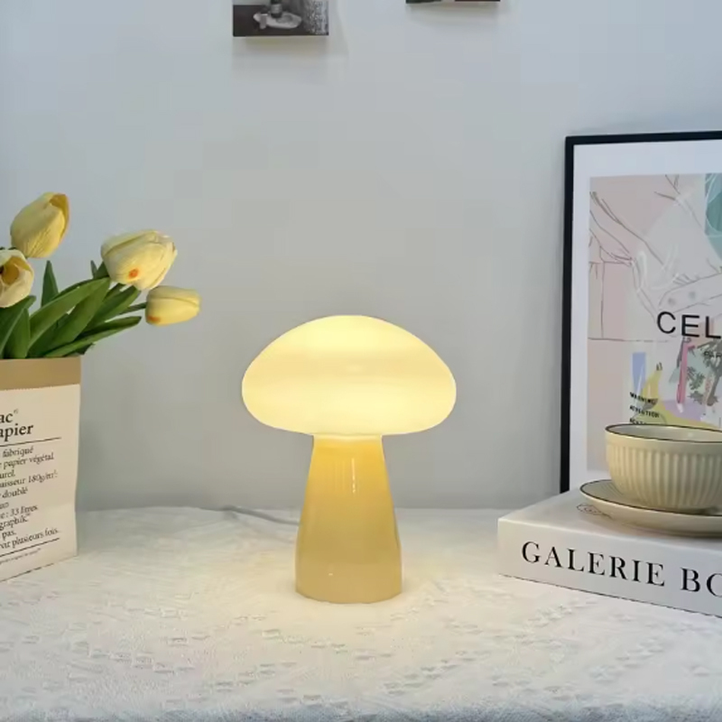 Eye-Caring Flicker-Free Soft Warm Glow Dimmable Retro Mushroom Bedside Lamp, Hand Blown Glass No Glare Low Blue Light Quiet Operation, for Bedroom Nightstand Nursery Reading Nook Kids Room, Plug-in Dimmable Lamp Vintage Mid-Century Hand Blown Glass Orange Mushroom Lamp | Dimmable Soft Ambient Glow Bedside Decor Lamp Cordless lamp, Rechargeable LED, Touch control, Dimmable light, Eye-caring,Mushroom Table Lamp,Macaron Desk Lamp,Mushroom Lamp,Glass Mushroom Lamp,Vintage Mushroom Lamp,Mid-Century Mushroom Lamp,Orange Mushroom Lamp,Hand Blown Glass Lamp,Retro Mushroom Table Lamp,Decorative Mushroom Lamp,Bedside Mushroom Lamp,Ambient Mushroom Lamp