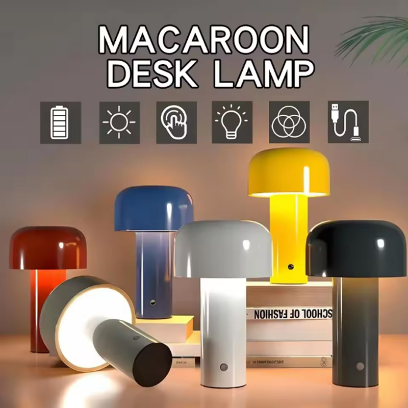 Cordless Rechargeable Touch Control Dimmable Macaron Color Mushroom LED Desk Lamp, Eye-Caring Flicker-Free 6 Color Options Long Battery Life, for Bedroom Dorm Apartment Home Office Cafe Decor, Rechargeable Battery Operated Cordless Rechargeable Macaron Color Mushroom LED Desk Lamp Cordless lamp, Rechargeable LED, Touch control, Dimmable light, Eye-caring,Mushroom Table Lamp,Macaron Desk Lamp,Cordless Mushroom Lamp,Rechargeable Mushroom LED Lamp,Touch Control Mushroom Lamp,Modern Mushroom Table Lamp,Dimmable Mushroom Desk Lamp,Battery Operated Mushroom Lamp,Portable Mushroom LED Lamp,Decorative Mushroom Lamp