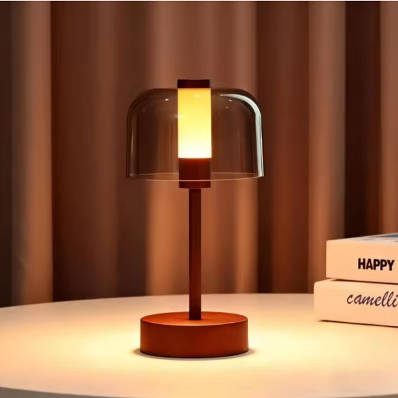 Cordless Rechargeable Touch Dimmable Vintage Mid-Century Glass Shade LED Table Lamp, Solid Wood Base Eye-Caring Soft Glow Long Battery Life, for Bedroom Living Room Home Office Cafe Decor, USB Rechargeable Battery Operated Eye-Caring Soft Glow Bedside Lamp | Cordless Rechargeable Mid-Century Glass & Wood Table Lamp bedside lamp,Mid Century Table Lamp,Wood Base Table Lamp,Glass Shade Table Lamp,Cordless Rechargeable Table Lamp,Vintage LED Table Lamp,Touch Dimmable Table Lamp,Bedside Table Lamp,Decorative Glass Table Lamp,Mid Century Modern Lamp,Wooden LED Desk Lamp,Table Lamp