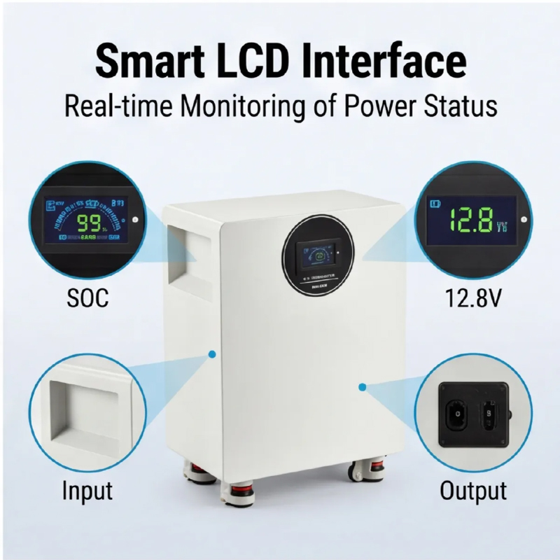 4kWh 12.8V 300Ah LiFePO4 Home Energy Storage Battery, Mobile Power Backup with LCD Lockable Wheels for Home Off-Grid Solar RV Emergency Use 4kWh 12.8V 300Ah LiFePO4 Battery for Home Solar & RV Backup LiFePO4, Home Energy Storage, Mobile Power Backup, Off-Grid Solar, Emergency Use,4kWh battery,LiFePO4 battery,home energy storage,backup power battery,solar storage battery,home backup battery,off grid battery,mobile battery pack,4kWh LiFePO4 battery,12.8V 300Ah battery,mobile energy storage battery,home energy storage battery,4kWh solar battery,wheeled backup battery,deep cycle battery,smart LCD battery