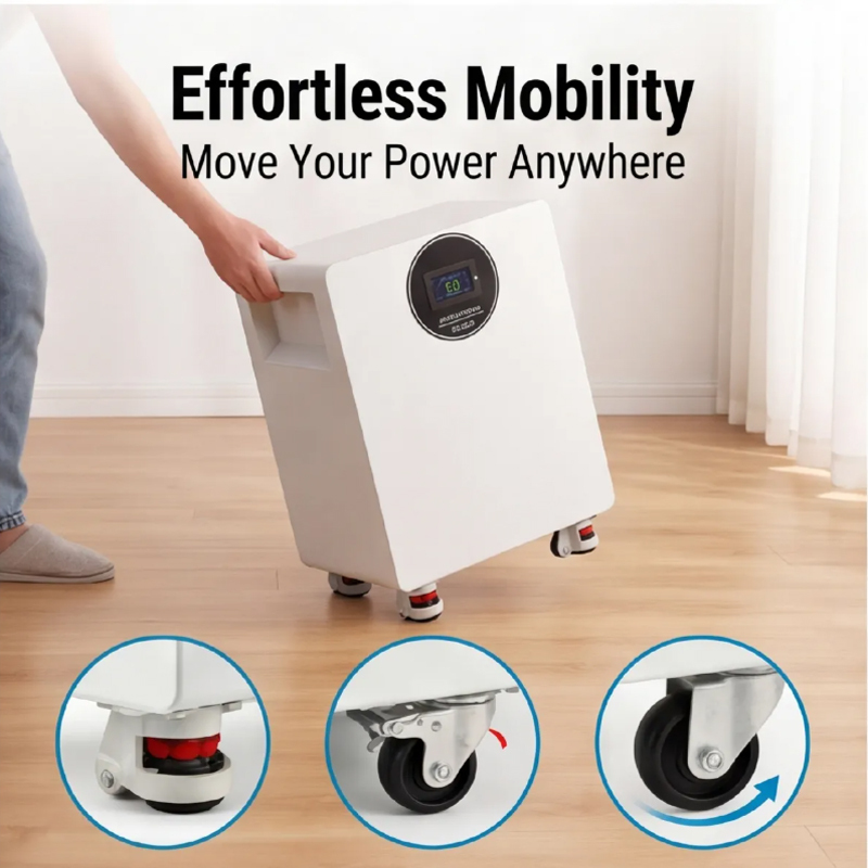 4kWh 12.8V 300Ah LiFePO4 Home Energy Storage Battery, Mobile Power Backup with LCD Lockable Wheels for Home Off-Grid Solar RV Emergency Use 4kWh 12.8V 300Ah LiFePO4 Battery for Home Solar & RV Backup LiFePO4, Home Energy Storage, Mobile Power Backup, Off-Grid Solar, Emergency Use,4kWh battery,LiFePO4 battery,home energy storage,backup power battery,solar storage battery,home backup battery,off grid battery,mobile battery pack,4kWh LiFePO4 battery,12.8V 300Ah battery,mobile energy storage battery,home energy storage battery,4kWh solar battery,wheeled backup battery,deep cycle battery,smart LCD battery