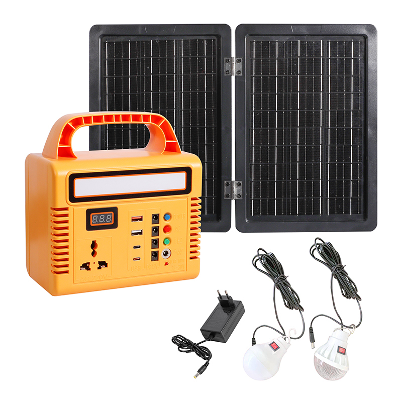 Portable Solar Power Station Kit with Foldable Solar Panel & 2 LED Bulbs, 220V Multi-Port Output Solar Generator with Digital Battery Display, Dual Charging Solar Lighting System for Home Backup Power Outage Off-Grid Living Camping Outdoor Emergency Portable Solar Power Station Kit with Foldable Solar Panel portable solar power station, solar generator, emergency power, off-grid solar, outdoor lighting,solar power station kit,portable solar generator,solar lighting system,solar power kit