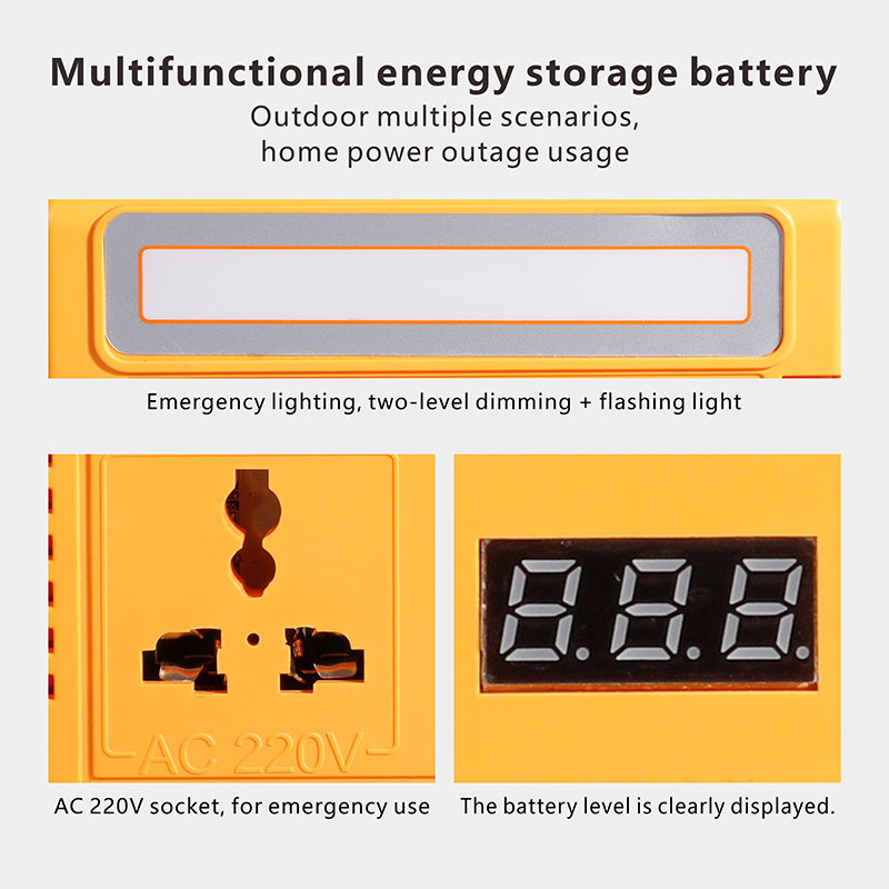 Portable Solar Power Station Kit with Foldable Solar Panel & 2 LED Bulbs, 220V Multi-Port Output Solar Generator with Digital Battery Display, Dual Charging Solar Lighting System for Home Backup Power Outage Off-Grid Living Camping Outdoor Emergency Portable Solar Power Station Kit with Foldable Solar Panel portable solar power station, solar generator, emergency power, off-grid solar, outdoor lighting,solar power station kit,portable solar generator,solar lighting system,solar power kit