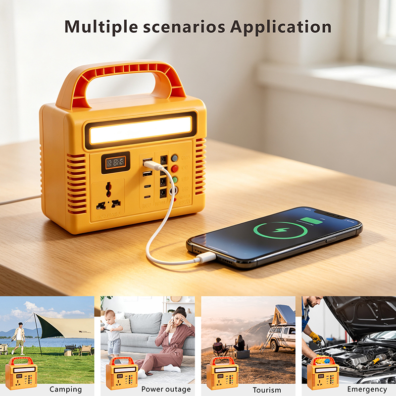 Portable Solar Power Station Kit with Foldable Solar Panel & 2 LED Bulbs, 220V Multi-Port Output Solar Generator with Digital Battery Display, Dual Charging Solar Lighting System for Home Backup Power Outage Off-Grid Living Camping Outdoor Emergency Portable Solar Power Station Kit with Foldable Solar Panel portable solar power station, solar generator, emergency power, off-grid solar, outdoor lighting,solar power station kit,portable solar generator,solar lighting system,solar power kit