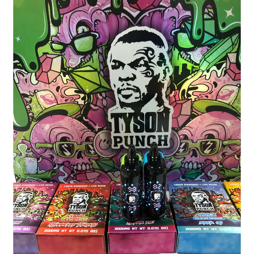 led screen tyson vape pod Custom tyson 2g disposable main image 1