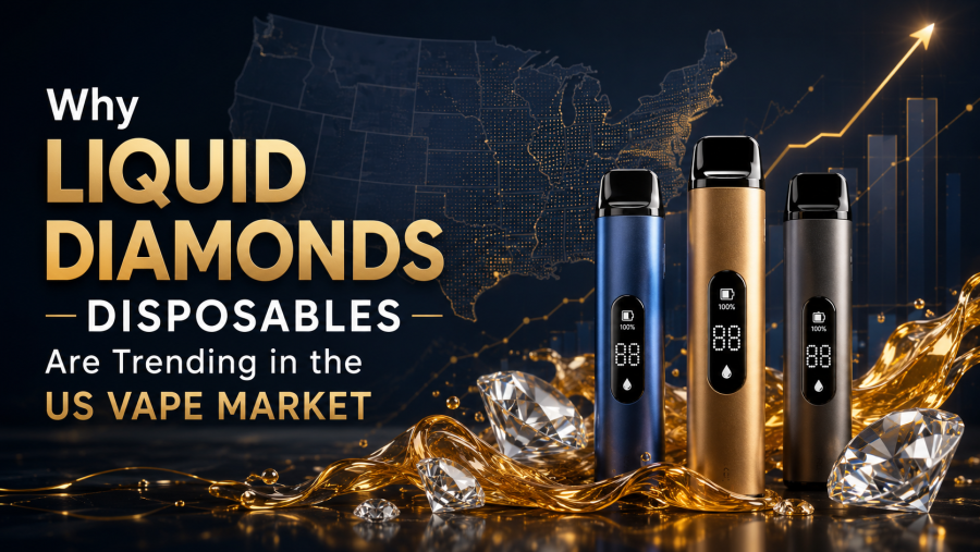 Why Liquid Diamonds Disposables Are Trending in the US Vape Market