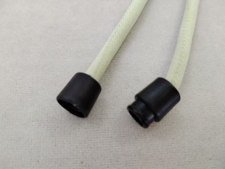 Source factory custom rope lanyard with magnetic clip lanyard ID card 3mm elastic rope straps wholesale  