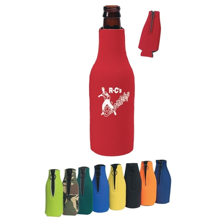 Neoprene bottle can cover with OEM full over print or silk screen print  