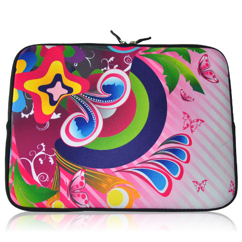 Custom Waterproof Neoprene Fabric Full over Print on Demand Laptop Bag Multi Size Laptop Handbag  