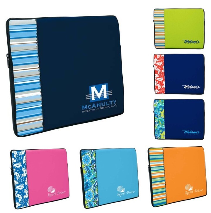 Custom Waterproof Neoprene Fabric Full over Print on Demand Laptop Bag Multi Size Laptop Handbag  