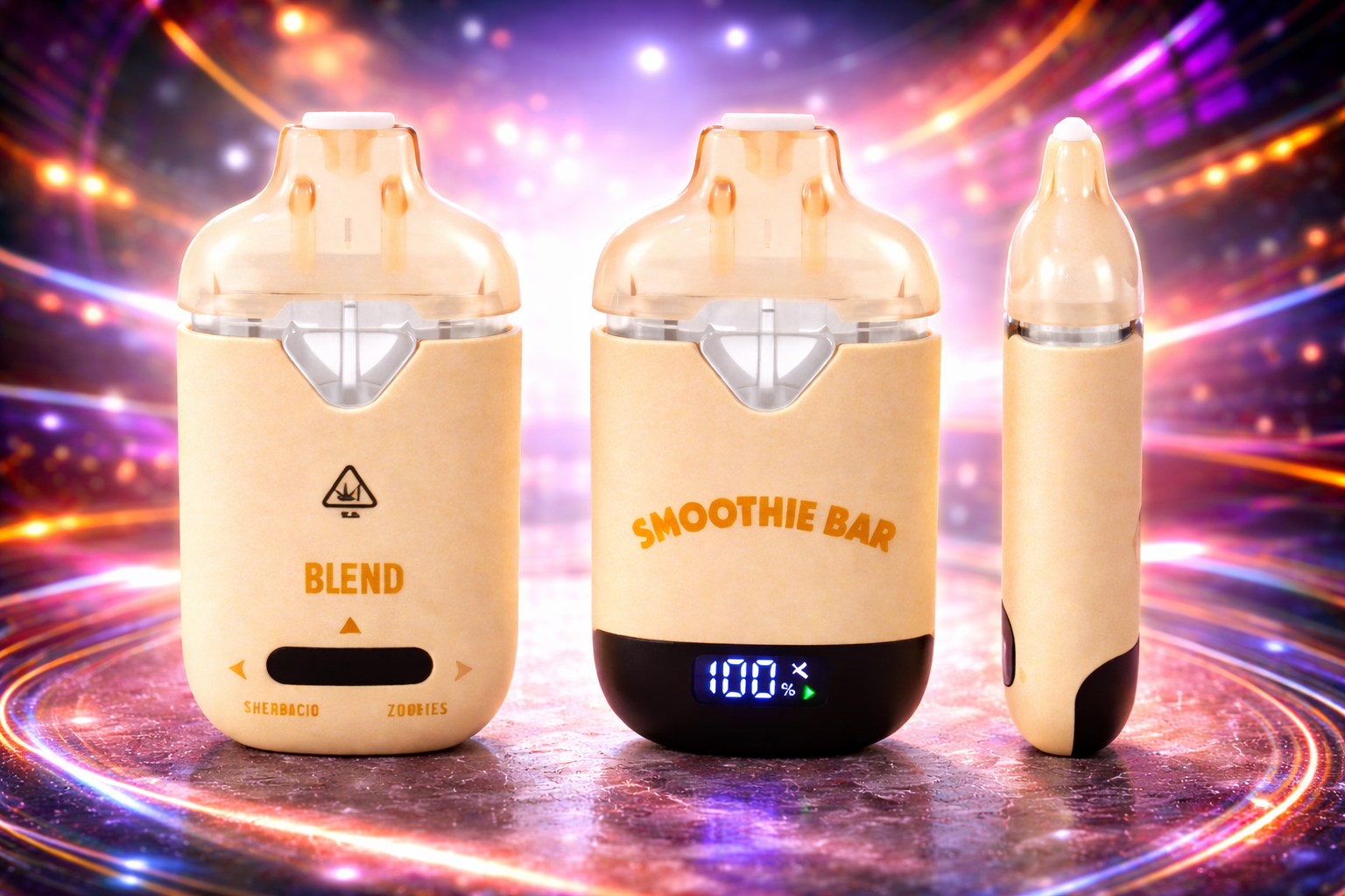 2g Smoothie Bar Blend Dual Chamber Disposable Rechargeable USA Vape Carts