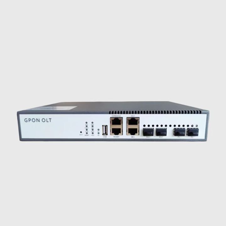 2-Port GPON OLT Line Terminal | Support ONU Auto-Discovery & Remote Management | Gigabit Fiber Optic Solution for Network Engineers ----FY-G1002P