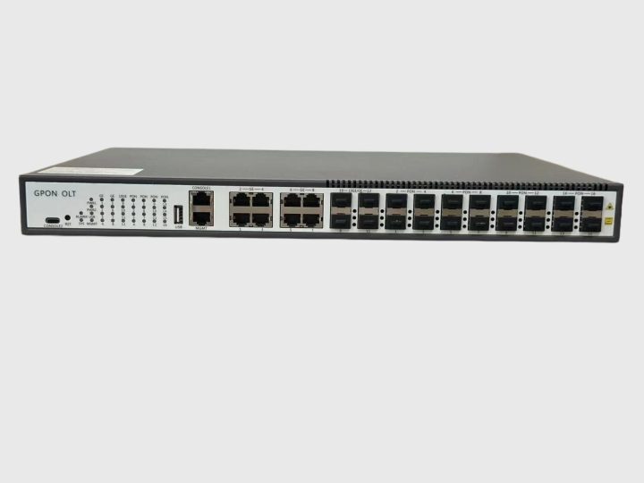 16 Ports GPON OLT--FY-G1016P Gigabit stable transmission, plug-and-play installation, low power consumption; compatible with mainstream ONU brands for FTTH/FTTB projects