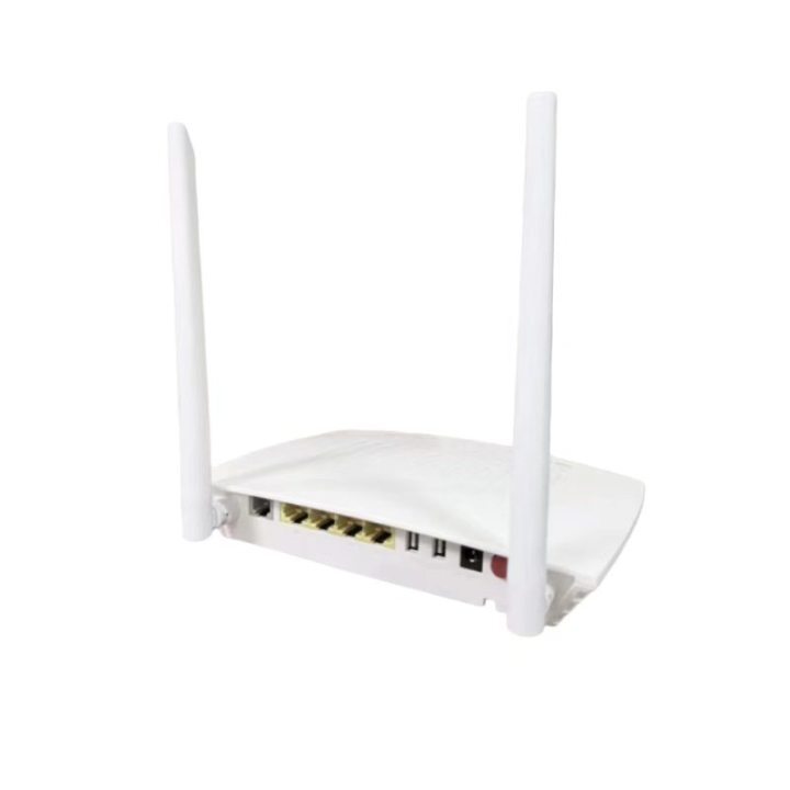Wholesale XPON ONU 1GE+3FE+1Voice Home Use WiFi XPON ONU with VoIP Broadband XPON ONU 1GE 3FE WiFi Voice Optical Network Terminal XPON 1GE+3FE WiFi Plug and Play XPON WiFi Voice ONU