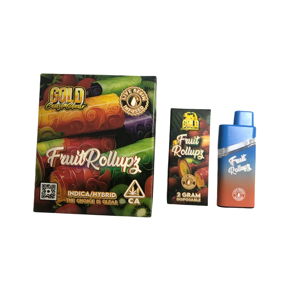 Gold Coast Clear Disposable 2G New Postless LeakProof Vape USA STOCK