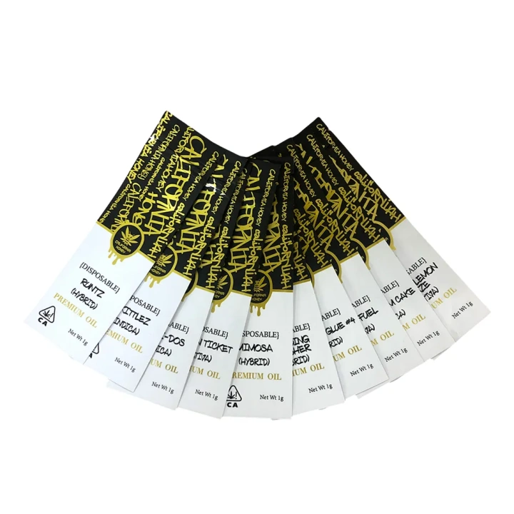 California Honey Disposable 1g Vape Pen No Leak Rechargeable USA STOCK