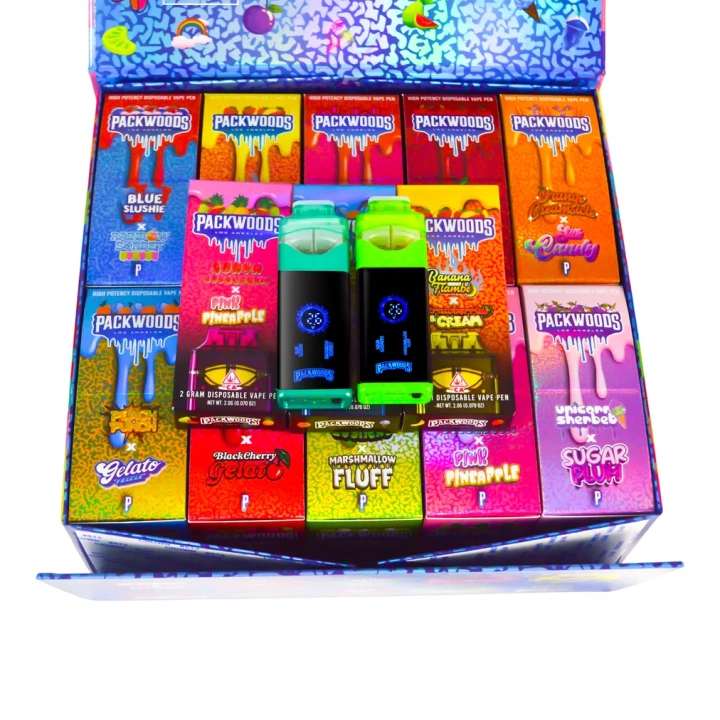 packwoods x runtz 2ml disposable vape pen Dual Flavors Postless Empty All in one Flavor:Pineapple Passion Fruit Guava Pulsar Vaporizers Tre House Magic Mushroom
