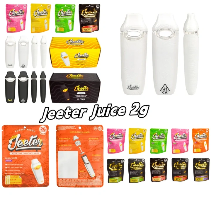 Jeeter Juice Disposable 2 Gram USA STOCK Vape Pen Empty Carts
