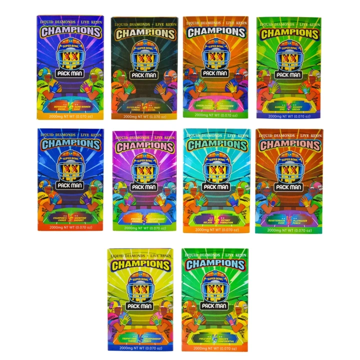 Packman Disposable Champion Dual Flavors Celebrate Big Game Together