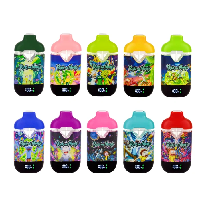 Rick and morty Vape Dual Flavors 2g Disposable Empty USA Stock Switch Pen