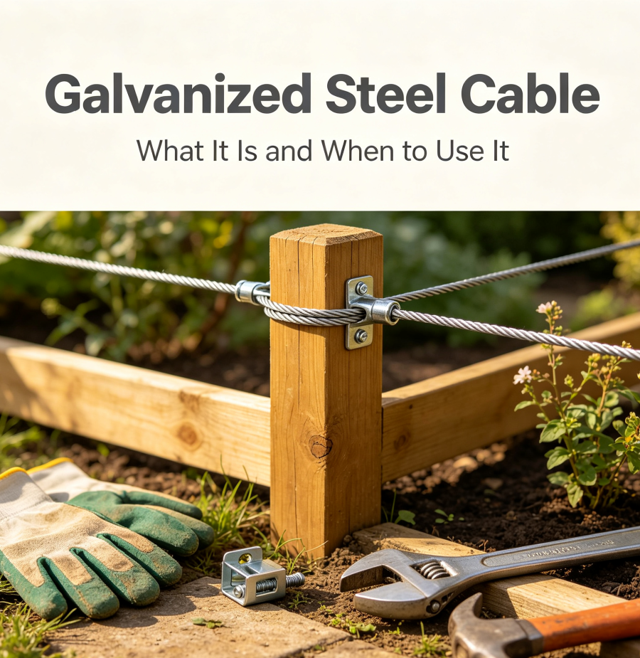 Galvanized Steel Cable: What It Is and When to Use It