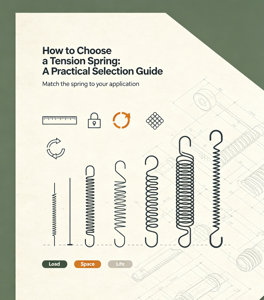 How to Choose a Tension Spring: A Practical Selection Guide