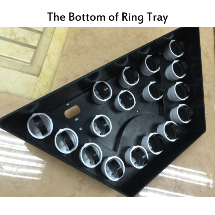 Arch-Shaped Light Weight Jewelry Display Security Pull Box 28*28mm With Steel Cable