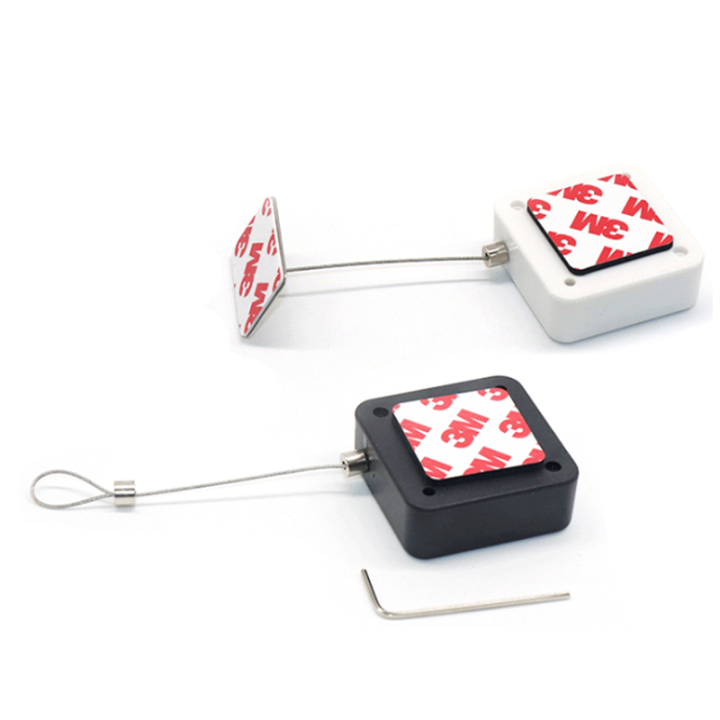 Extending Cable Inside Long Life Security Anti-theft Cable Box Tether For Ring Glasses Bracelet Display