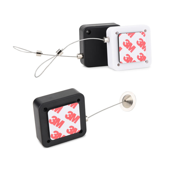 Extending Cable Inside Long Life Security Anti-theft Cable Box Tether For Ring Glasses Bracelet Display