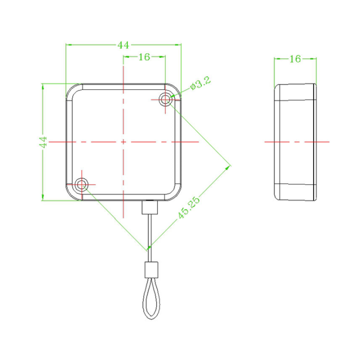 Extending Cable Inside Long Life Security Anti-theft Cable Box Tether For Ring Glasses Bracelet Display