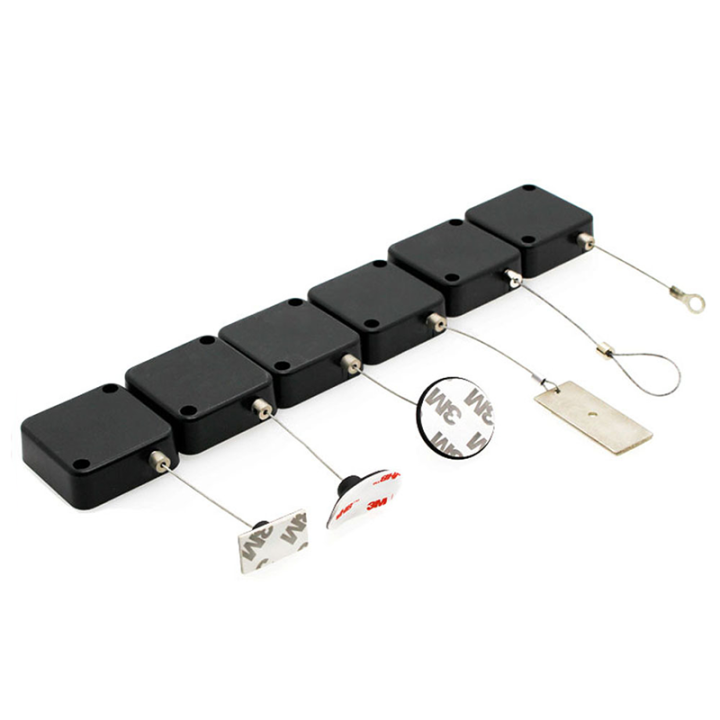 Extending Cable Inside Long Life Security Anti-theft Cable Box Tether For Ring Glasses Bracelet Display