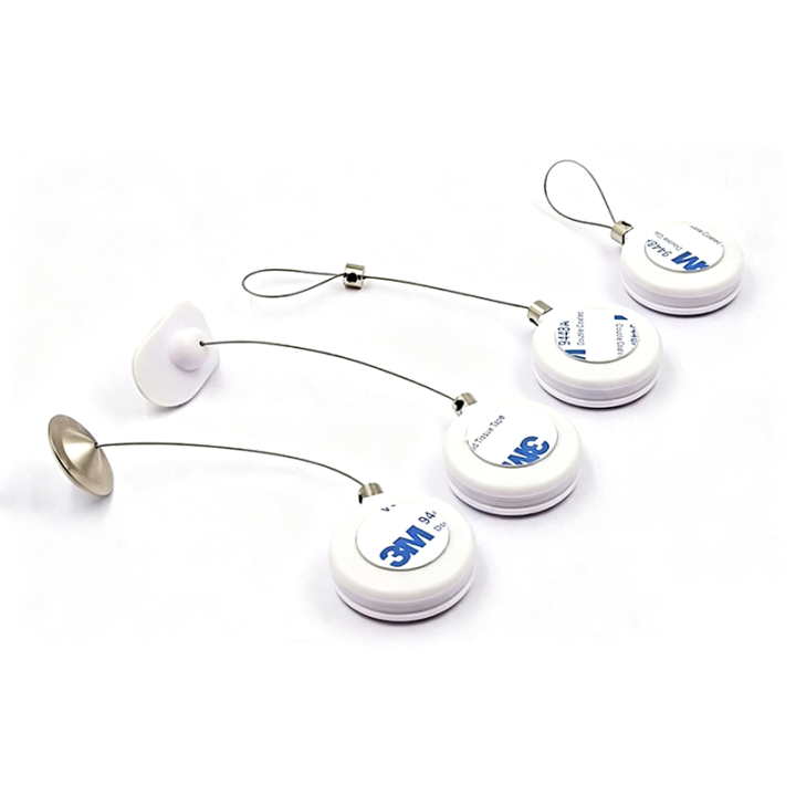 China Manufacture Small Round Plastic Security Pull Box With Steel Wire For Rings Display China Manufacture Small Round Plastic Security Pull Box With Steel Wire For Rings Display mini anti-theft pull box for retail display,merchandise security pull box,anti-lost pull box,security tether,factory price anti-theft pull box for export