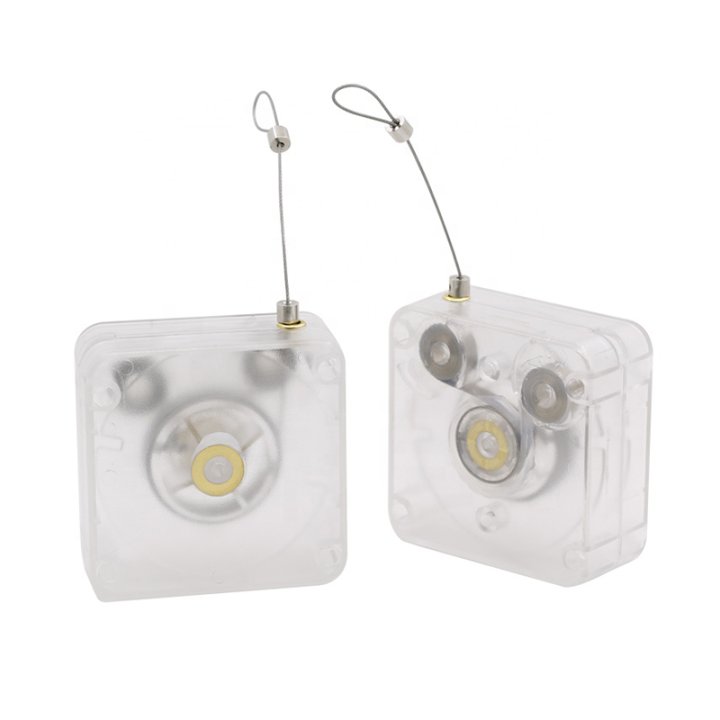 Secure Loss Prevention Black Heavy Duty Square ABS Pull Box With Cord Loop And Key For Retail Secure Loss Prevention Black Heavy Duty Square ABS Pull Box With Cord Loop And Key For Retail Security Tether,Anti Theft Security Cable,Retractable Pull Box,Pull Box Recoiler,retail security pull box