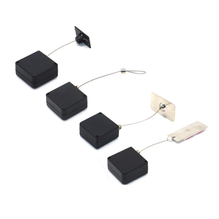 Mini ABS Merchandise Security Pull Box For Retail Counter Display Square Shape