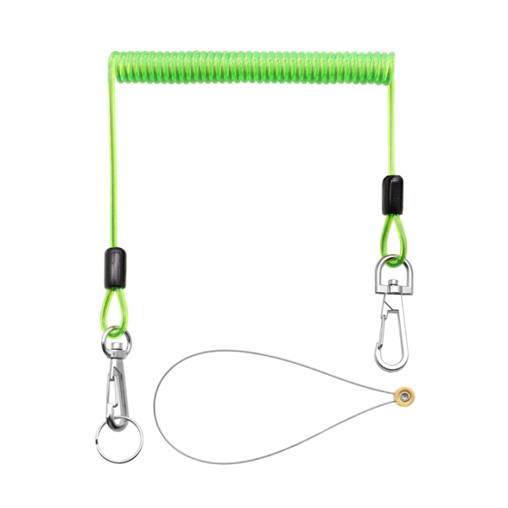 Aerial Work Security 2M Extending Reinforced Coiled Cable Tool Lanyard Popular 6 Colors Anti-drop Tool Leash Aerial Work Security 2M Extending Reinforced Coiled Cable Tool Lanyard Popular 6 Colors Anti-drop Tool Leash tool safety lanyard,coiled cable lanyard,heavy duty coiled lanyard,coil wire lanyard,wire coiled cable