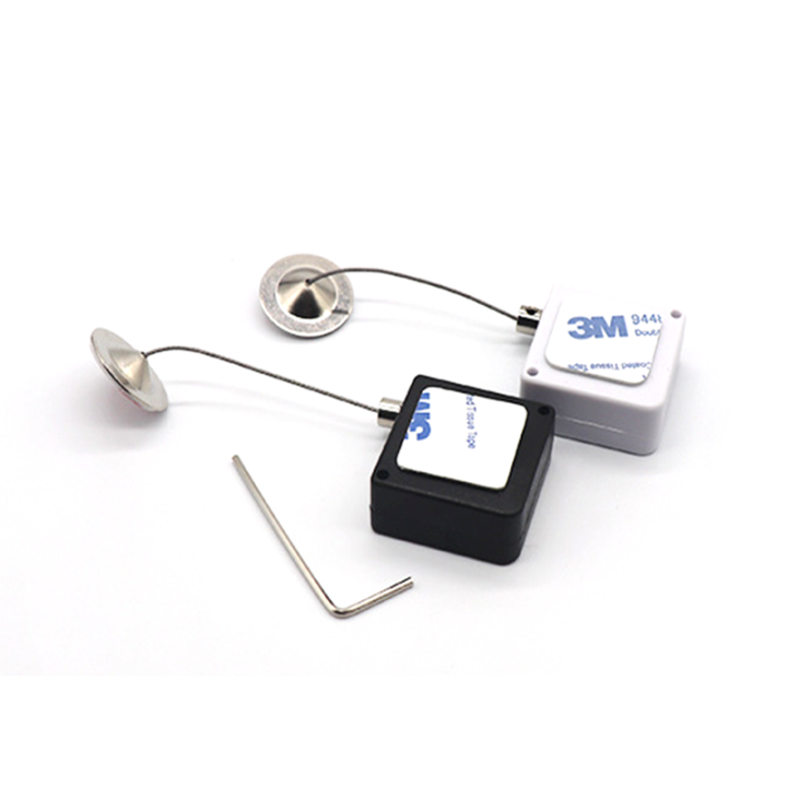 Mini ABS Merchandise Security Pull Box For Retail Counter Display Square Shape