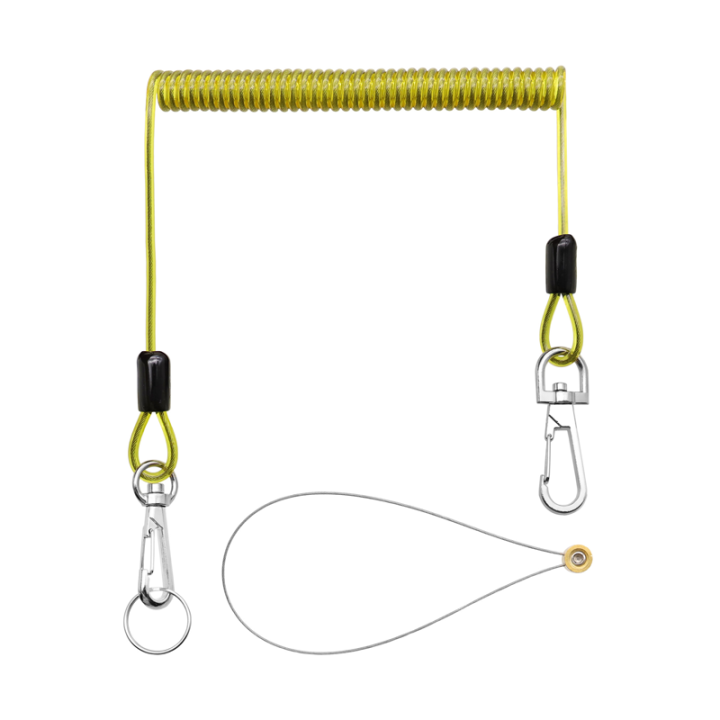 Aerial Work Security 2M Extending Reinforced Coiled Cable Tool Lanyard Popular 6 Colors Anti-drop Tool Leash Aerial Work Security 2M Extending Reinforced Coiled Cable Tool Lanyard Popular 6 Colors Anti-drop Tool Leash tool safety lanyard,coiled cable lanyard,heavy duty coiled lanyard,coil wire lanyard,wire coiled cable