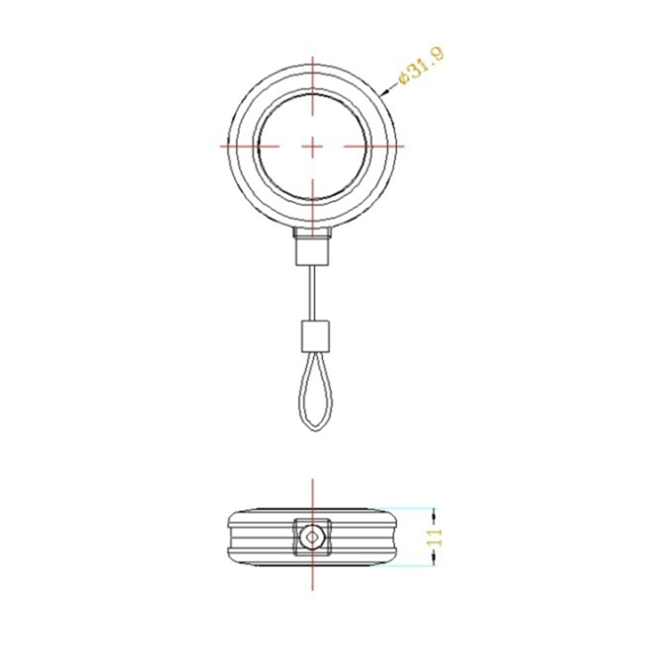 China Manufacture Small Round Plastic Security Pull Box With Steel Wire For Rings Display China Manufacture Small Round Plastic Security Pull Box With Steel Wire For Rings Display mini anti-theft pull box for retail display,merchandise security pull box,anti-lost pull box,security tether,factory price anti-theft pull box for export