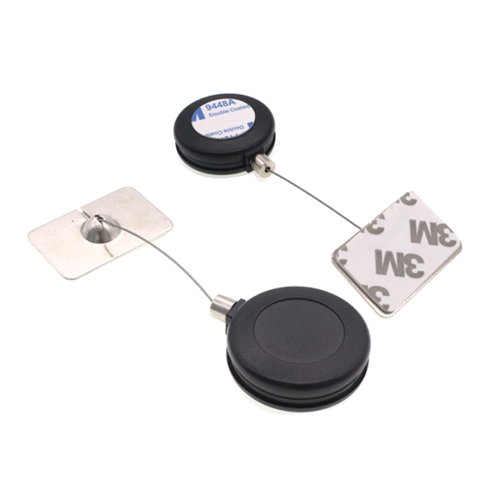 China Manufacture Small Round Plastic Security Pull Box With Steel Wire For Rings Display China Manufacture Small Round Plastic Security Pull Box With Steel Wire For Rings Display mini anti-theft pull box for retail display,merchandise security pull box,anti-lost pull box,security tether,factory price anti-theft pull box for export