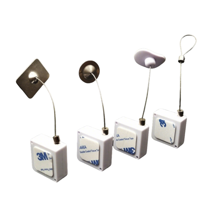 Mini ABS Merchandise Security Pull Box For Retail Counter Display Square Shape