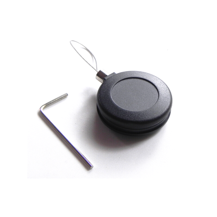 China Manufacture Small Round Plastic Security Pull Box With Steel Wire For Rings Display China Manufacture Small Round Plastic Security Pull Box With Steel Wire For Rings Display mini anti-theft pull box for retail display,merchandise security pull box,anti-lost pull box,security tether,factory price anti-theft pull box for export