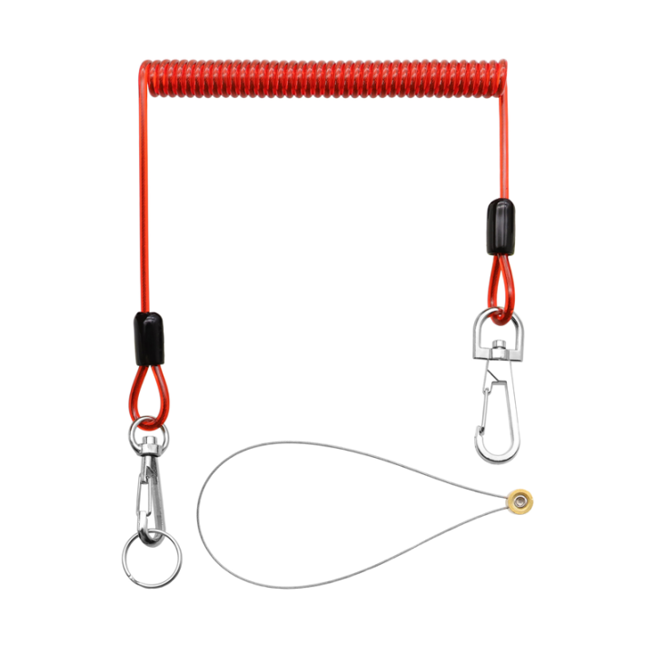 Aerial Work Security 2M Extending Reinforced Coiled Cable Tool Lanyard Popular 6 Colors Anti-drop Tool Leash Aerial Work Security 2M Extending Reinforced Coiled Cable Tool Lanyard Popular 6 Colors Anti-drop Tool Leash tool safety lanyard,coiled cable lanyard,heavy duty coiled lanyard,coil wire lanyard,wire coiled cable