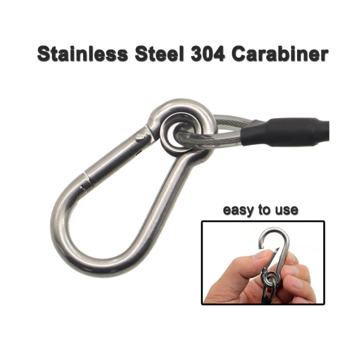 Fallproof Tool Coil Coiled Leash With SS Carabiner Ends 3m Expanding Colored PU Coated Rod Spiral Leash Fallproof Tool Coil Coiled Leash With SS Carabiner Ends 3m Expanding Colored PU Coated Rod Spiral Leash hand tool safety lanyard,tool lanyard with carabiner,coiled cable lanyard,wire coiled cable,wire rope lanyards