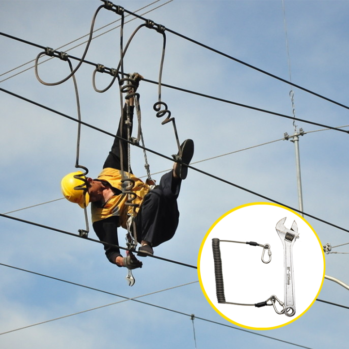 Safety Plastic Tool Bungee Lanyard Performing Jobs At Heights Keep Tools From Falling Safety Plastic Tool Bungee Lanyard Performing Jobs At Heights Keep Tools From Falling carabiner coil lanyard,spring clip lanyard,steel coiled cables,retractable coiled lanyard,spring steel wire