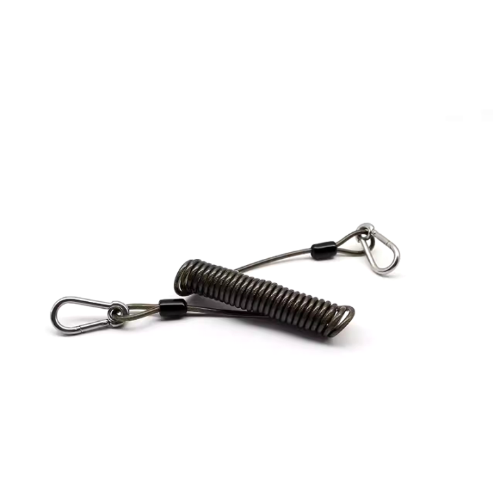 Different Long Quality Black Retention Rope Fishing Kayak Rod Tackle Spiral Coil Lanyard Prevent Accidental Loss Different Long Quality Black Retention Rope Fishing Kayak Rod Tackle Spiral Coil Lanyard Prevent Accidental Loss fishing coil lanyard,retractable coil lanyard,spring coil lanyard,coil tool lanyard,coil tether lanyards
