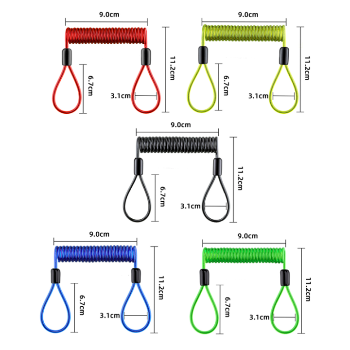 Extended Coil Tool Lanyard With OEM Fittings For Connecting Used in Hiking To Protect From Losing Goods  Extended Coil Tool Lanyard With OEM Fittings For Connecting Used in Hiking To Protect From Losing Goods  cable wire coil lanyard,stretch coil lanyard,steel coil tether,safety strap,coil lanyard cable