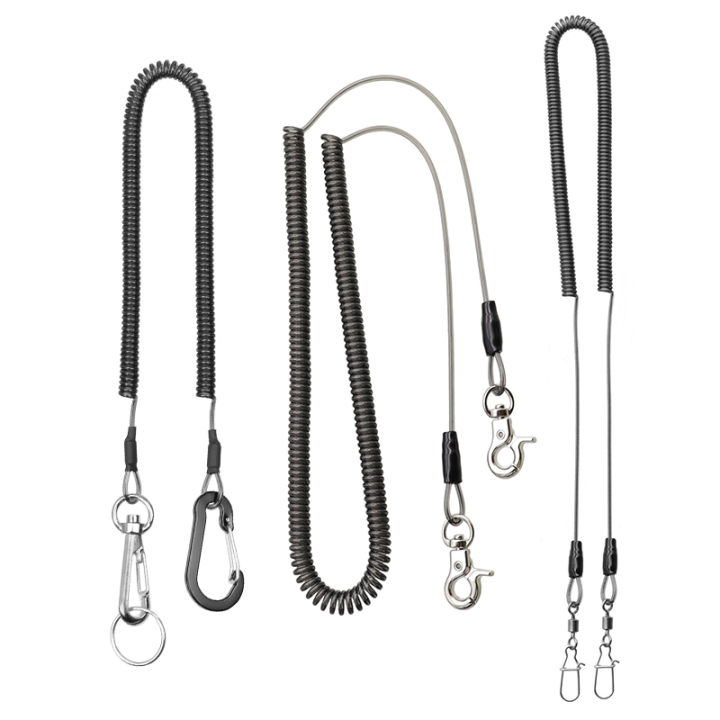Fishing Rod / Water Bailer /Dipnet Brail Net Anti-lost Stretched Most 20Meter Fishing Missed Rope With Different Ends Fishing Rod / Water bailer /Dipnet Brail Net Anti-lost Stretched Most 20Meter Fishing Missed Rope With Different Ends spring safety,rope safety lanyard,spring coil lanyard,coiled lanyards,hand tools lanyard