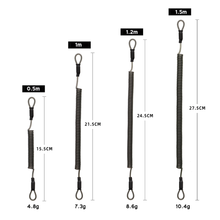 Snap To Snap Design Universal Steel Tool Cable Coiled Elastic Lanyard With DIY Accessories Snap To Snap Design Universal Steel Tool Cable Coiled Elastic Lanyard With DIY Accessories wire coil lanyard,coil leash,spring coil cable,safety tether lanyard,coil tether
