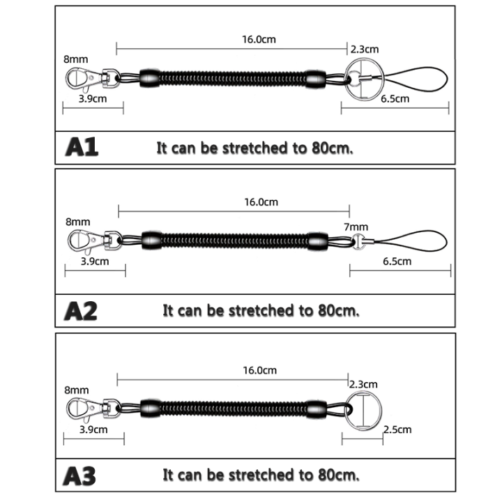 China Wholesale Anti Lost Bulk Soft Plastic Coil Lanyard With Hook For Keys Mobile Phone